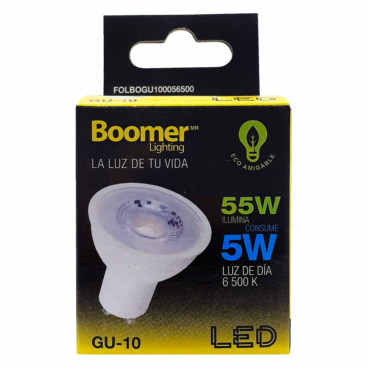 Foco Led Boomer 5W Luz De Dia Gu10 6500K BOOMER Ferreabasto