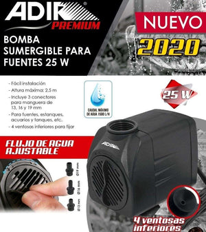 Fuente Acuario Tanque 25w 9240 Adir