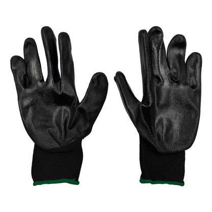 par de guantes antiderrapantes negros