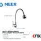 Mezcladora Laton Para Fregadero Monomando Flexible Meer MEER Ferreabasto