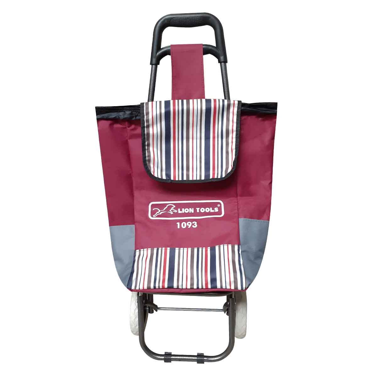 Carrito Para Mandado Multiusos Lion Tools 1093  Plegable Con Bolsa Roja LION TOOLS Ferreabasto