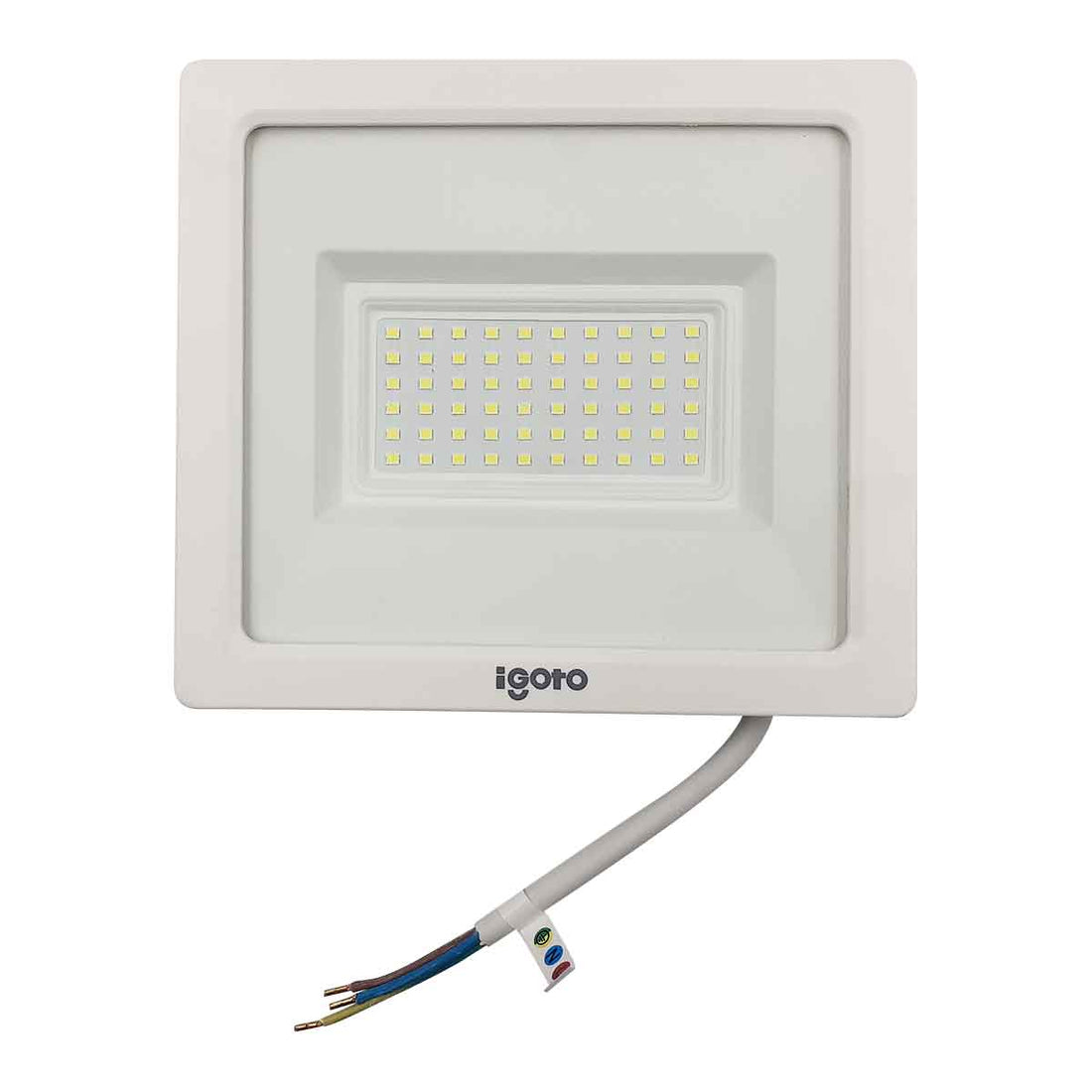 reflector led blanco con cables igoto ref3050