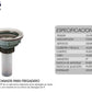 Contra Canasta Abs Para Lavabo-Fregadero-Tarja Rugo RUGO Ferreabasto