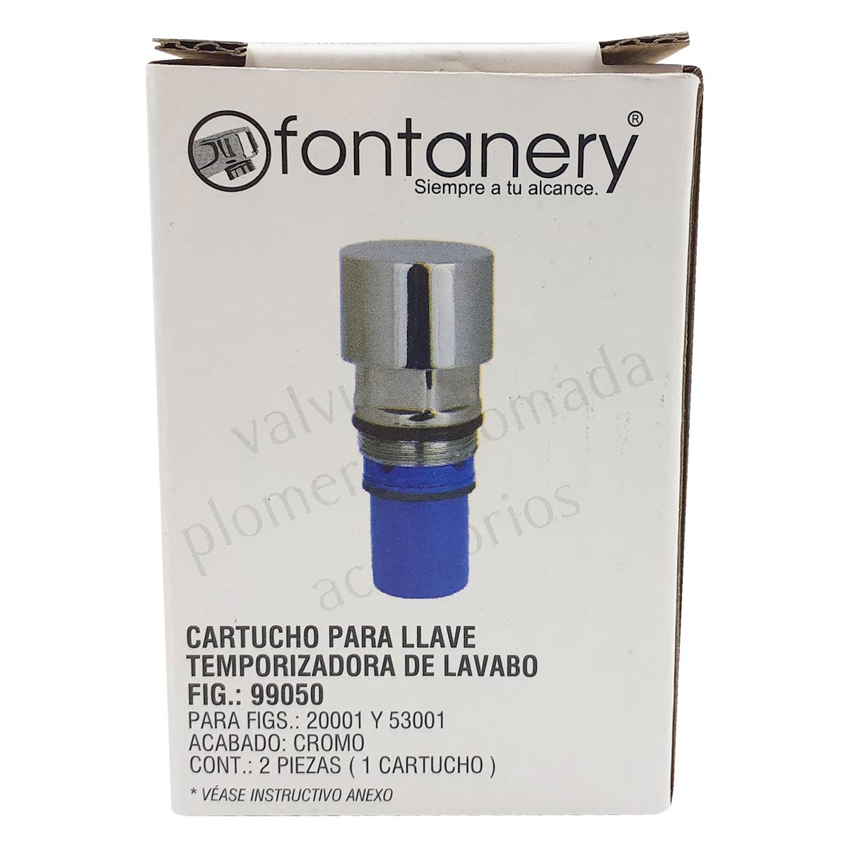 Cartucho Repuesto Fontanery 99050 Para Llave Lavabo y Fluxometro Push RUGO Ferreabasto