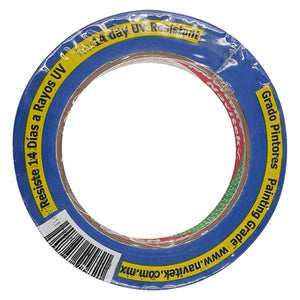 Masking Tape Azul 14 Dias Navitek 140 Para Pintar 12mm x 50m 4 Piezas NAVITEK Ferreabasto