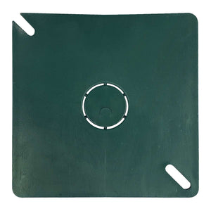 Tapa Verde Para Registro Cuadrado 3x3 Electrico Plastico 46 Piezas INRECO Ferreabasto