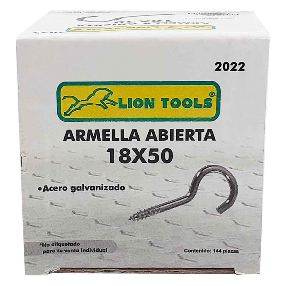 caja armella abierta acero galvanizado 18x50