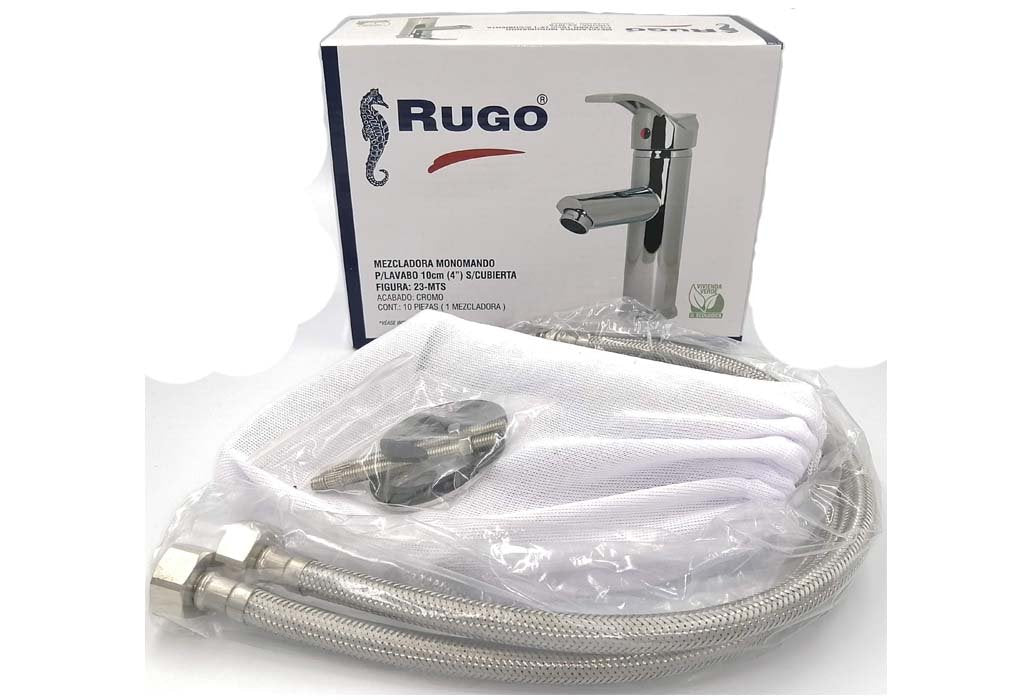 Llave Mezcladora Monomando para Lavabo Rugo 23mts RUGO Ferreabasto