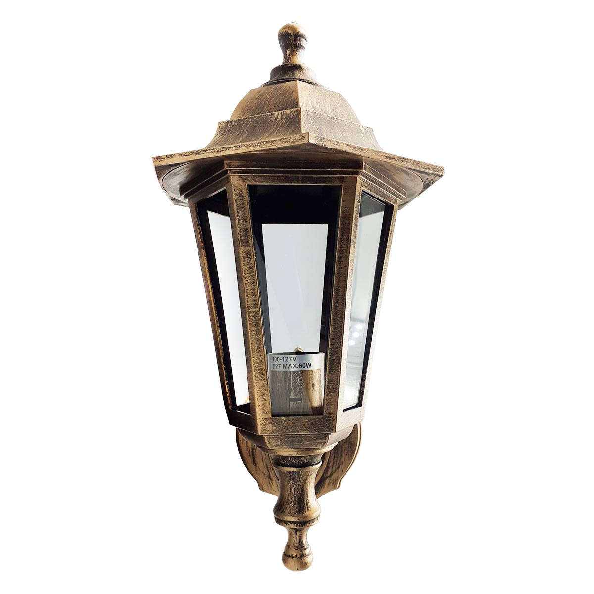 Farol Pared Estilo Colonial Sanelec 1233 Doble Posicion Exteriores Cobre SANELEC Ferreabasto