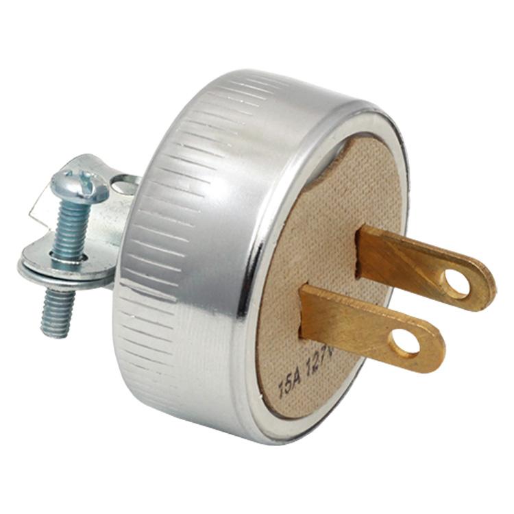 Pack 5 Clavija Blindada Metalica 125V- 15A Yeilite YEILITE Ferreabasto