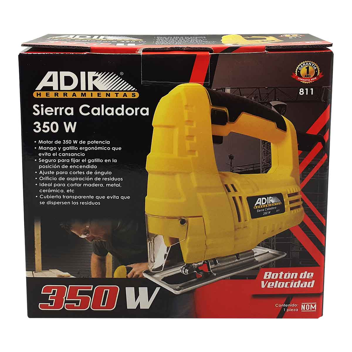 Sierra Caladora Profesional Adir 811 350W 120V ADIR Ferreabasto