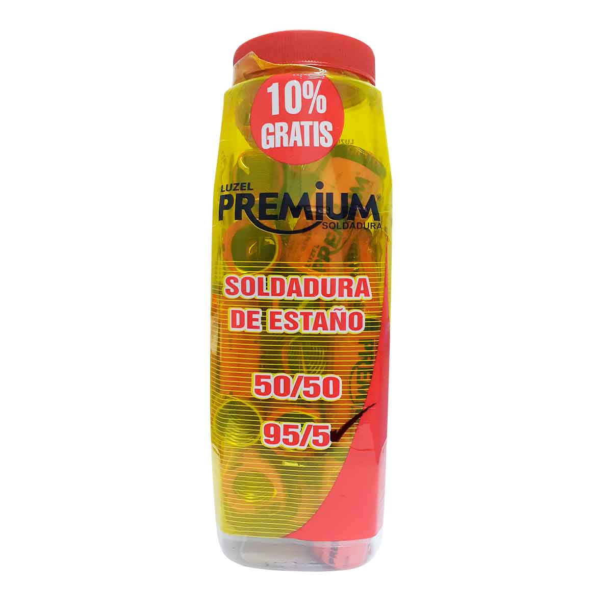 Soldadura Solida Premium 95-5 1.10m 70gr Vitrolero 23 Piezas LUZEL PREMIUM Ferreabasto