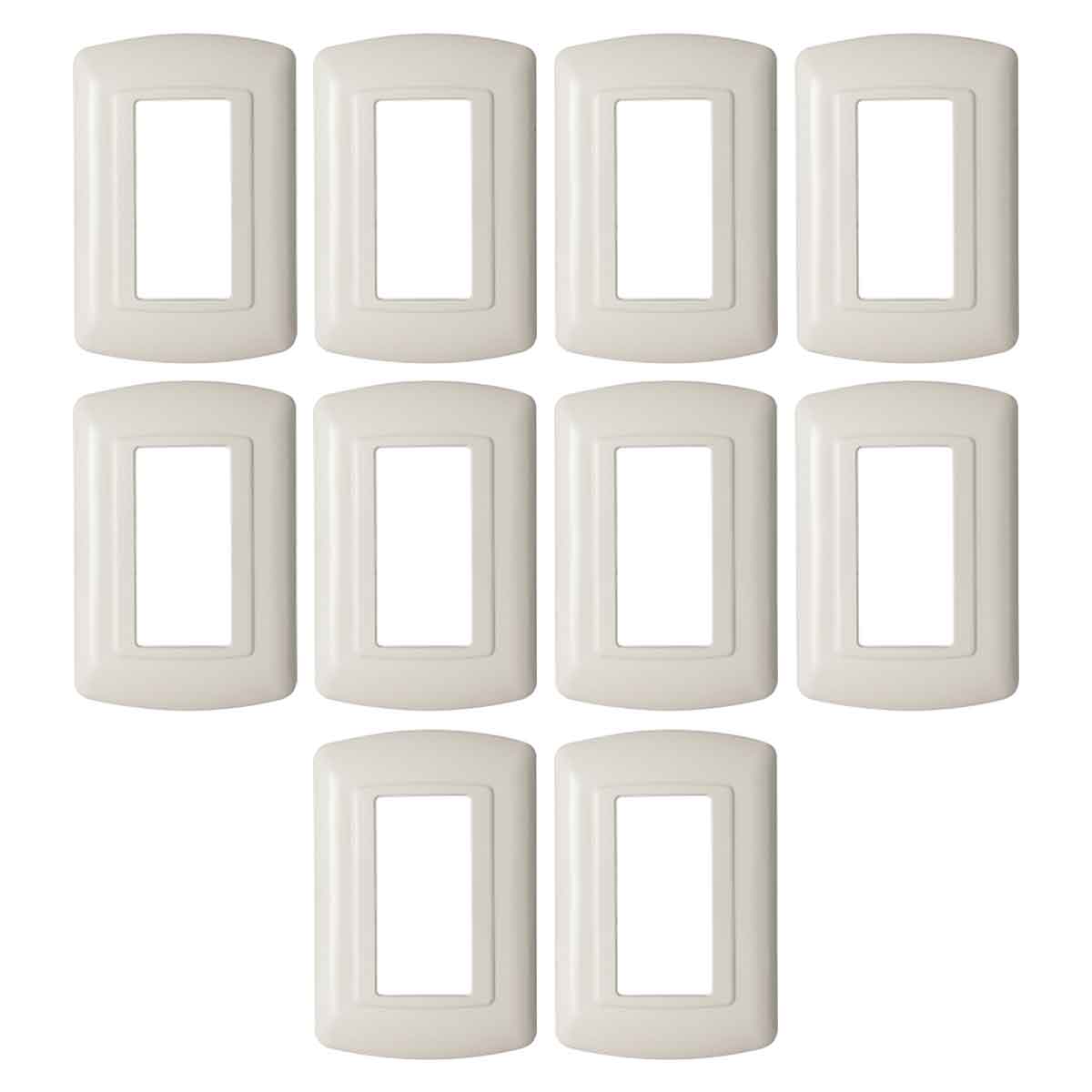 Pack 10 Placa Abs Marfil Tipo Venecia Duplex Yeilite YEILITE Ferreabasto