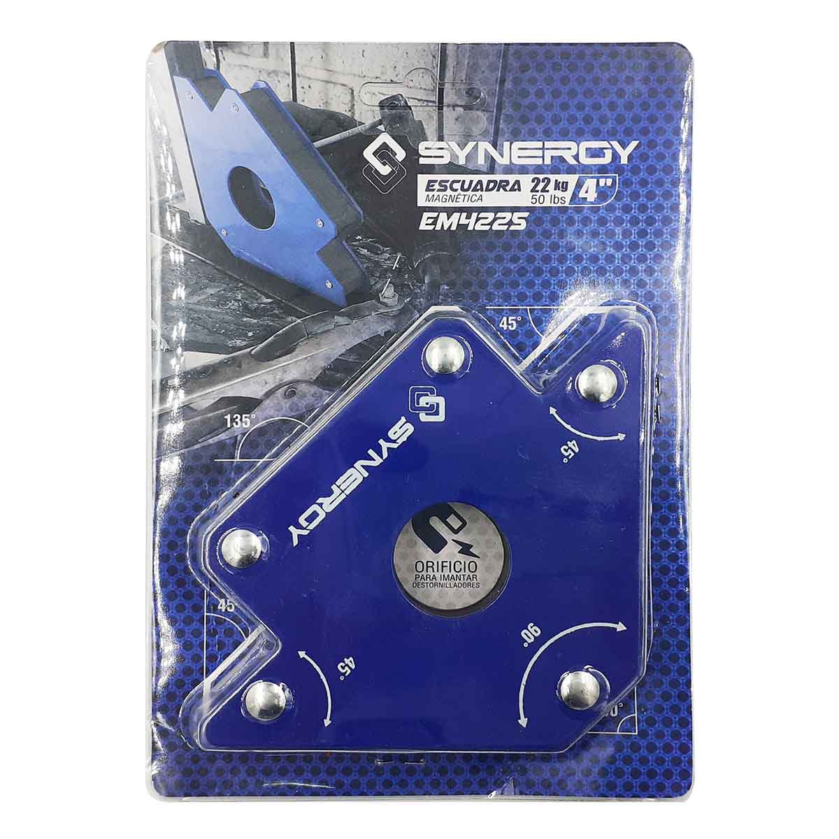 Escuadra Magnetica Para Soldar 4 Pulgadas 22kg Em4225 Synergy SYNERGY Ferreabasto