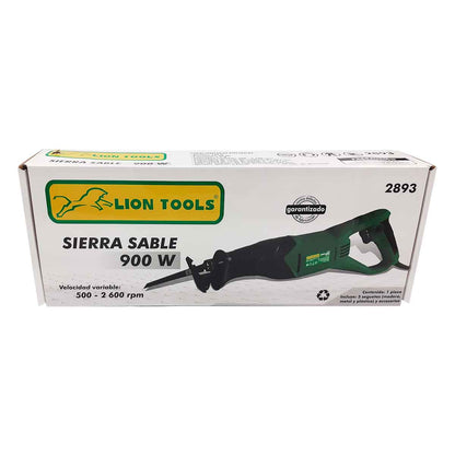 Sierra Sable Electrica Lion Tools 2893 900w 120V Con Segueta LION TOOLS Ferreabasto