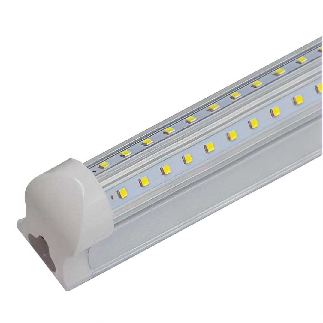 Tubo Led Base Aluminio Doble Tira Luz Blanca 30w=180w 1.20m KYT Ferreabasto