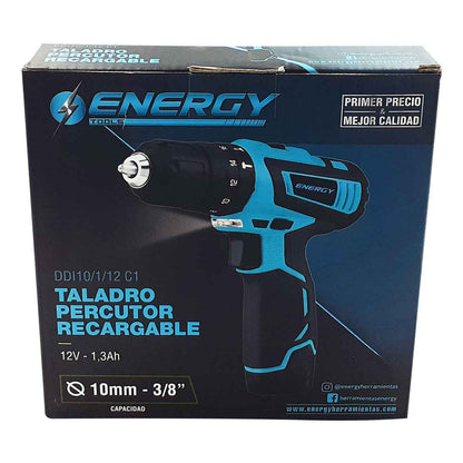 Taladro Rotomartillo Atornillador 3/8&quot; 12V Recargable Energy ENERGY Ferreabasto