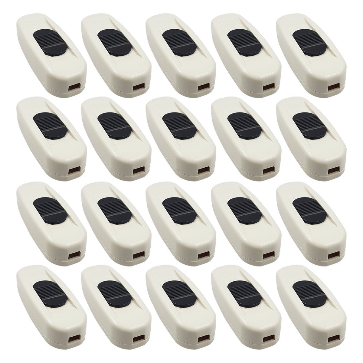 Pack 20 Apagador De Paso Deslizable 127V 3A Plastico Yeilite YEILITE Ferreabasto