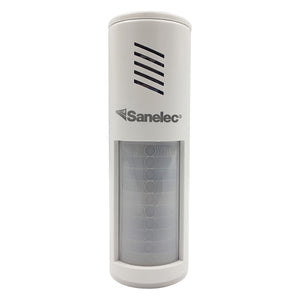 Sensor Movimiento 8 Mtrs Sanelec 0059 Con Alarma o Timbre SANELEC Ferreabasto