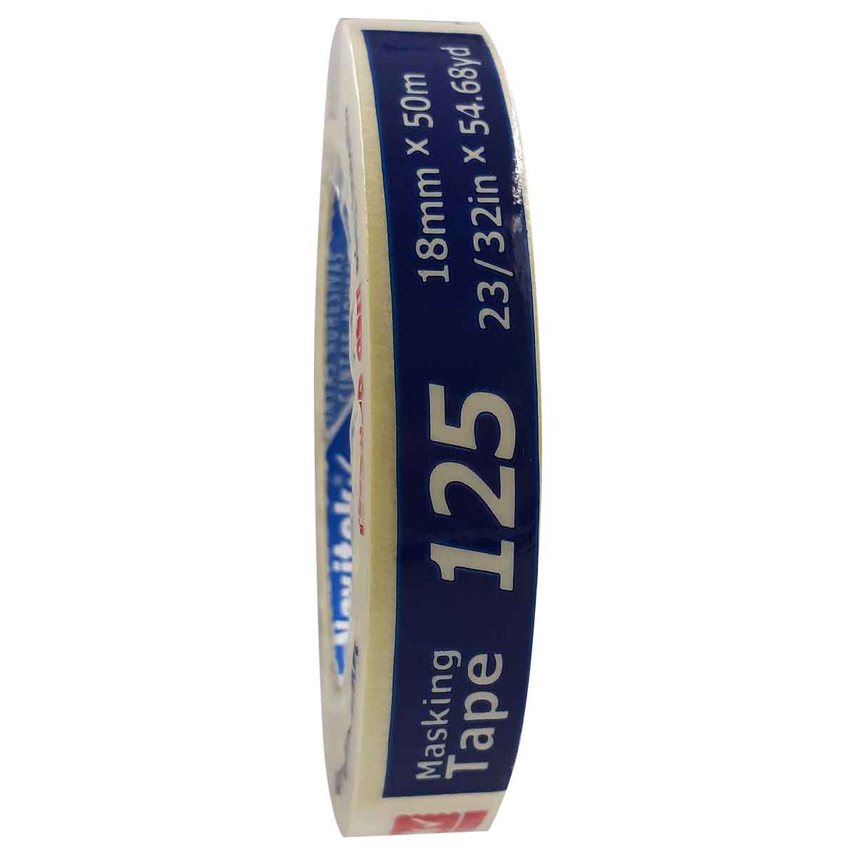 Masking Tape Uso General 125 18mm x 50m Natural Navitek NAVITEK Ferreabasto