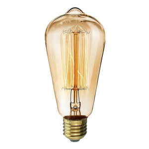 Foco Vintage Tipo Edison 35W Luz Calida Incandescente  Sanelec - Ferreabasto